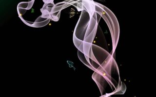 Amoled Smoke 4K iPhone 13 Wallpaper scaled