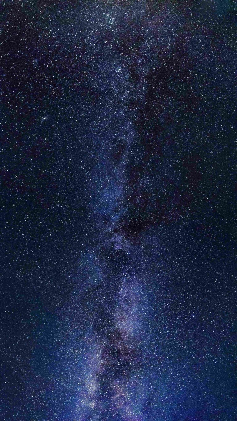 Amoled Starry Sky 4K iPhone 13 Wallpaper scaled