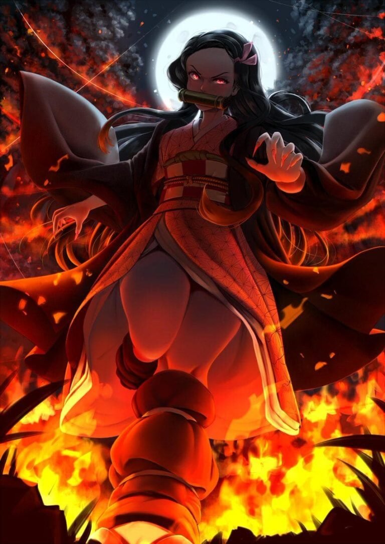 Awesome Demon Slayer Nezuko Wallpaper kimetsu no yaiba iPhone Wallpapers