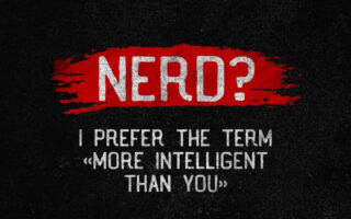 Awesome HD Quote NERD iPhone Wallpaper