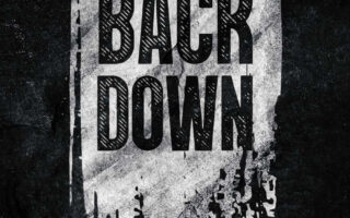 Awesome HD Quote Never Back Down iPhone Wallpaper