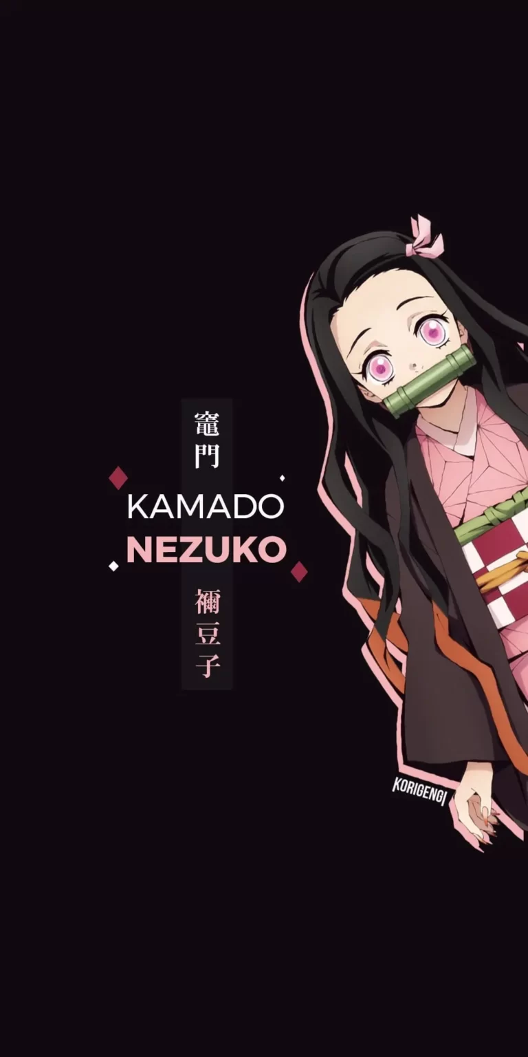 Awesome demon slayer nezuko wallpaper 4K kimetsu no yaiba iPhone Wallpapers