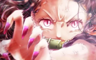 Best 4K Demon Slayer Nezuko WallpaperKimetsu no yaiba Anime iPhone Wallpapers Digital Art scaled