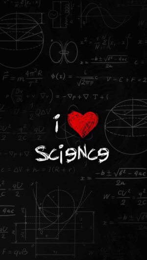 Best HD Quote I Love Science iPhone Wallpaper