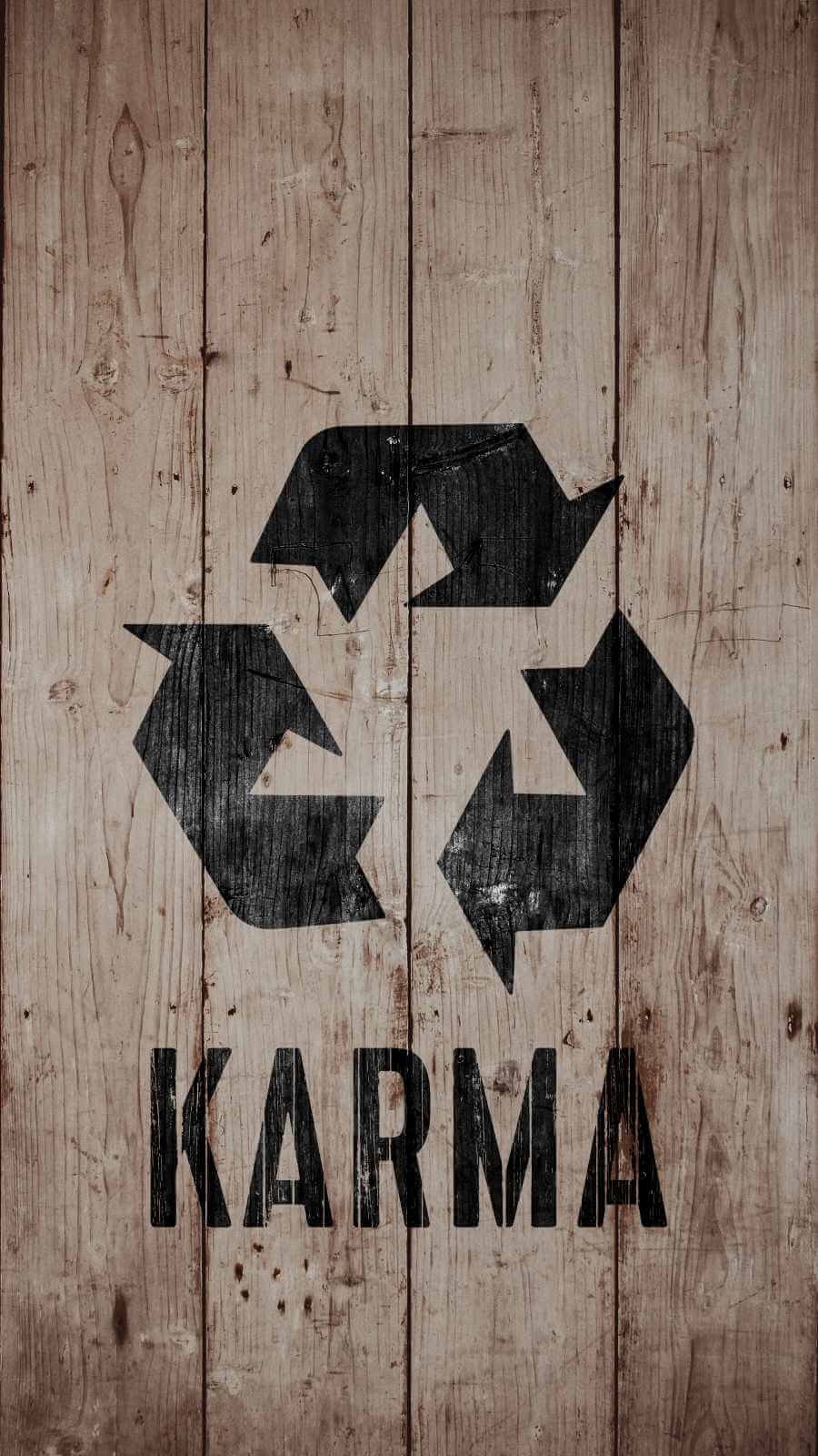 Best HD Quote Karma iPhone Wallpaper