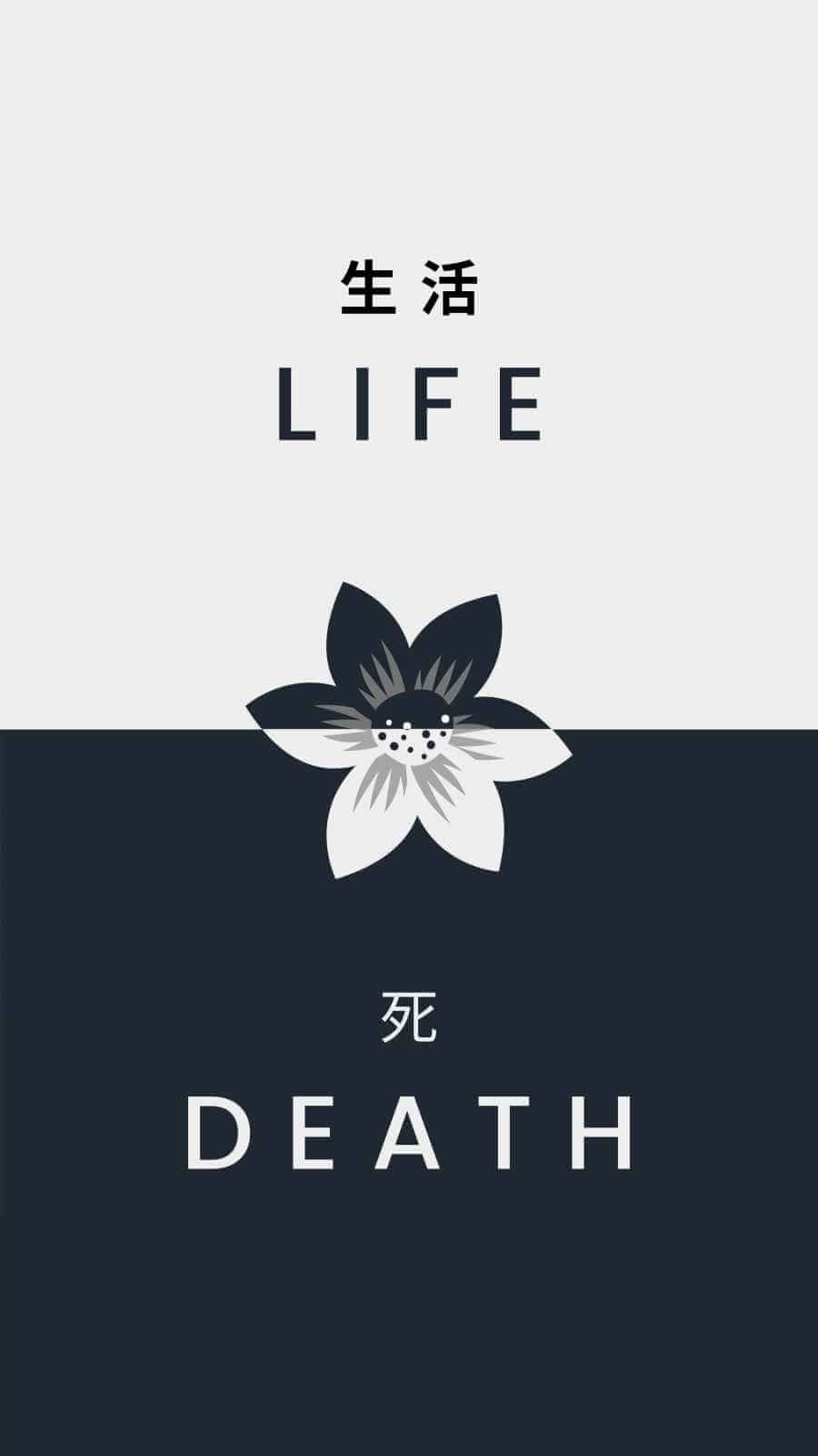 Best HD Quote Life Death iPhone Wallpaper