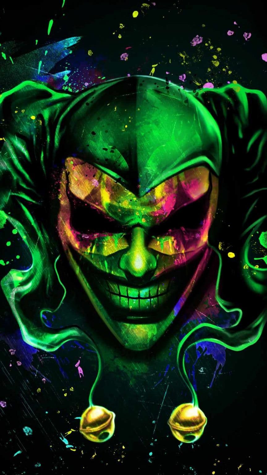 Clown Joker iphone 13 pro max wallpaper