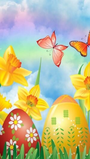Cute Easter Wallpaper for iPhone 13 Easter background 15