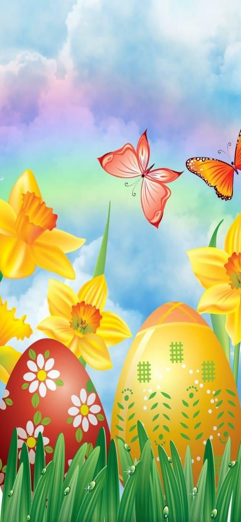 Cute Easter Wallpaper for iPhone 13 Easter background 15