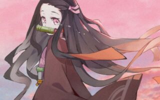 Digital Art 4K Cute Demon Slayer Nezuko Wallpaper Kimetsu no yaiba Anime iPhone Wallpapers