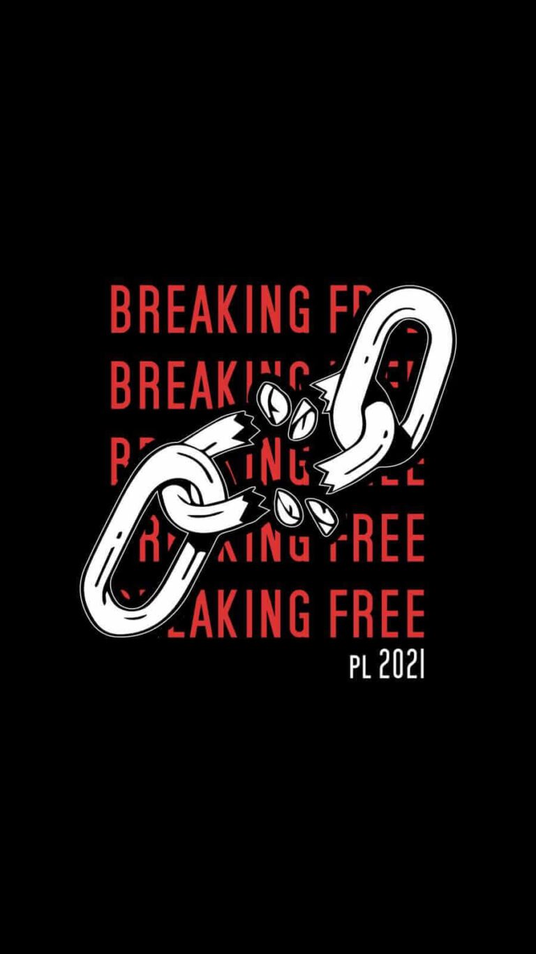 Full HD Quote Breaking Free iPhone Wallpaper