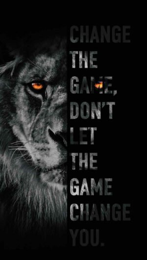 Full HD Quote Change The Game iPhone Wallpaper