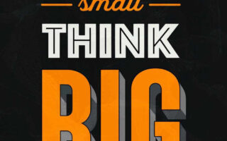 Great HD Quote Start Small Think Big iPhone Wallpaper