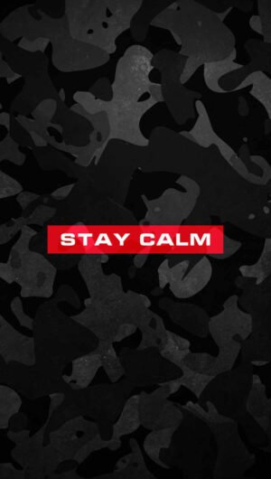 Great HD Quote Stay Calm iPhone Wallpaper