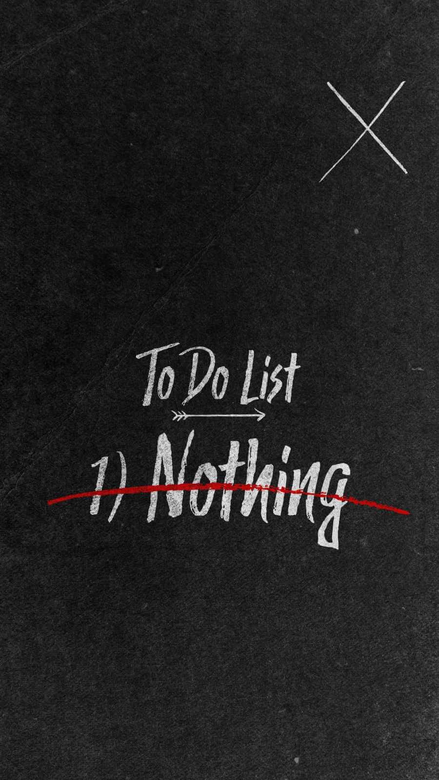 Great HD Quote To Do List iPhone Wallpaper