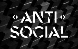 HD Quote Anti Social iPhone Wallpaper