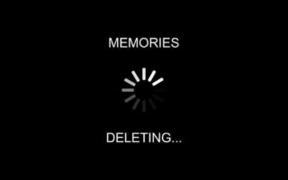 HD Quote Deleting Memories iPhone Wallpaper