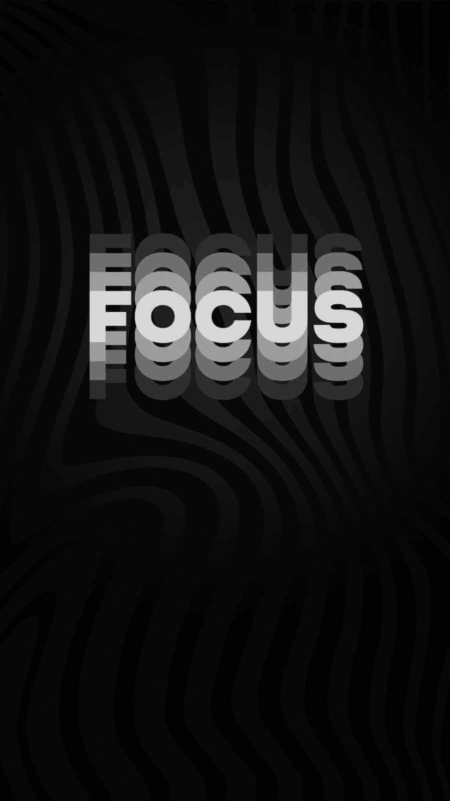 HD Quote Focus iPhone Wallpaper