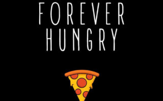 HD Quote Forever Hungry iPhone Wallpaper