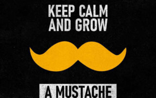 HD Quote Grow Mustache iPhone Wallpaper