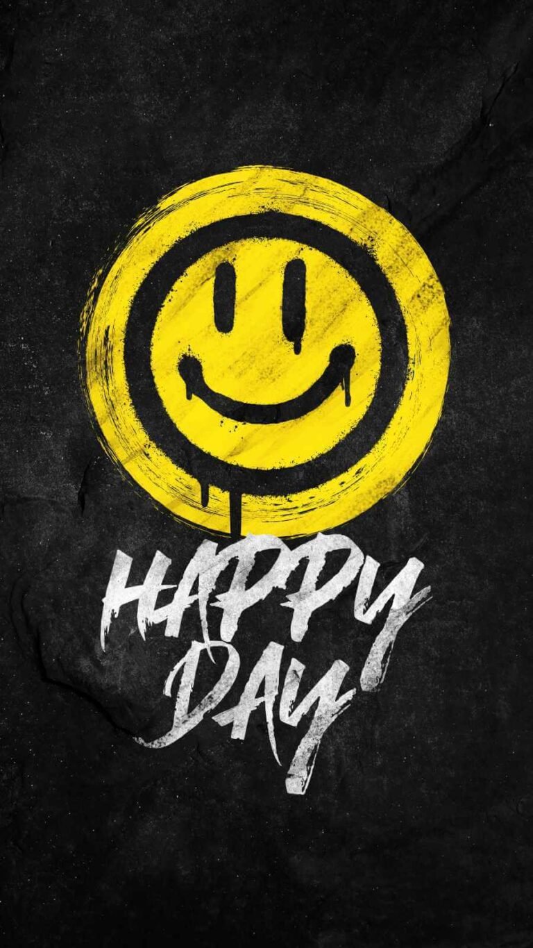 HD Quote Happy Day iPhone Wallpaper