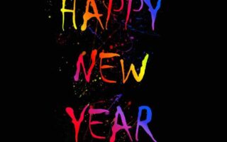 HD Quote Happy New Year iPhone Wallpaper