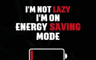 HD Quote I am Not Lazy iPhone 13 Wallpaper