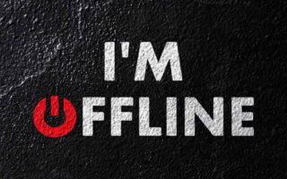 HD Quote I am Offline iPhone Wallpaper
