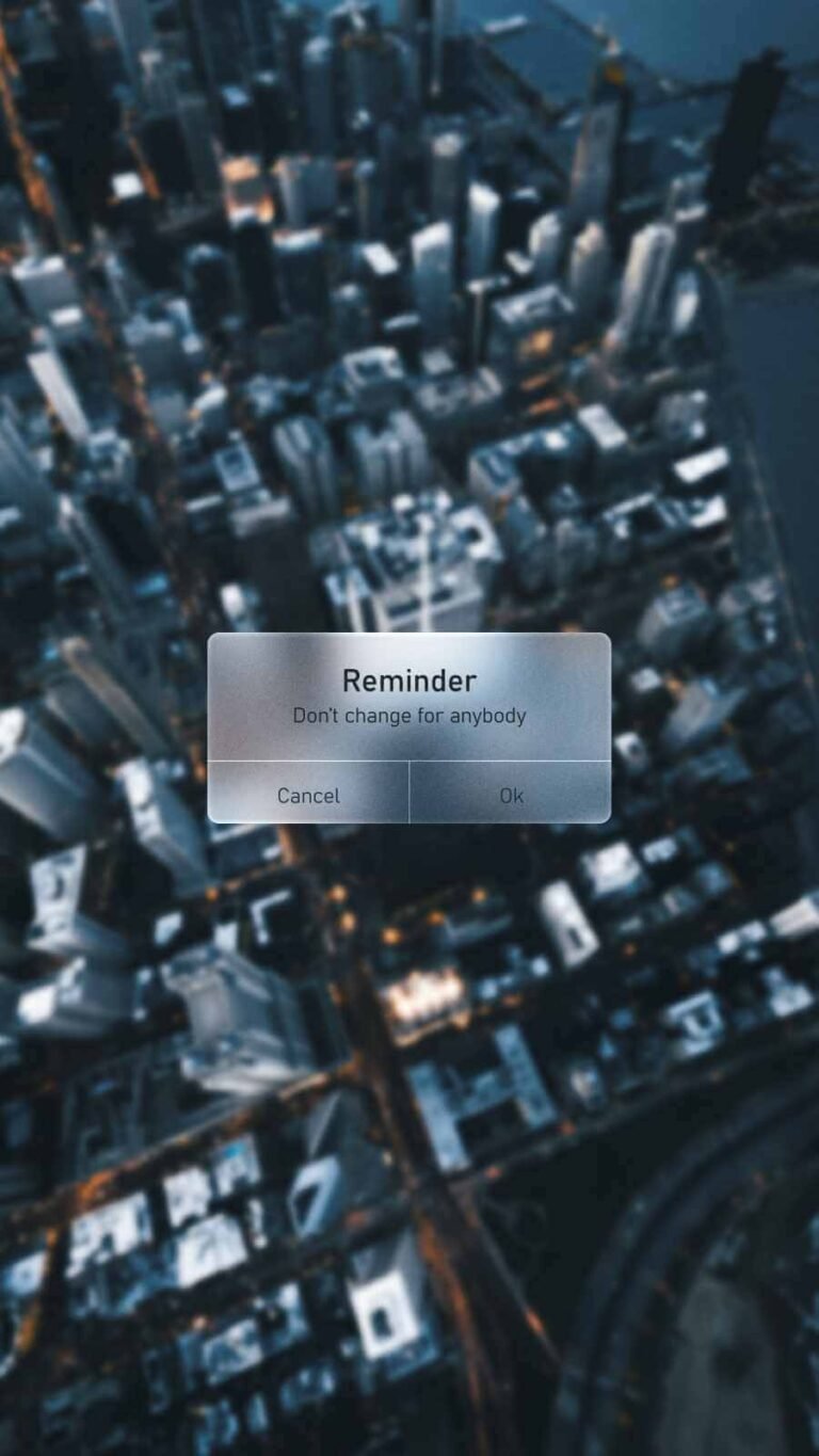 HD Quote Phone Wallpaper Dont Change for Anybody
