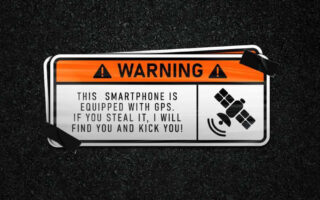 HD Quote iPhone Wallpaper Anti Theft Warning