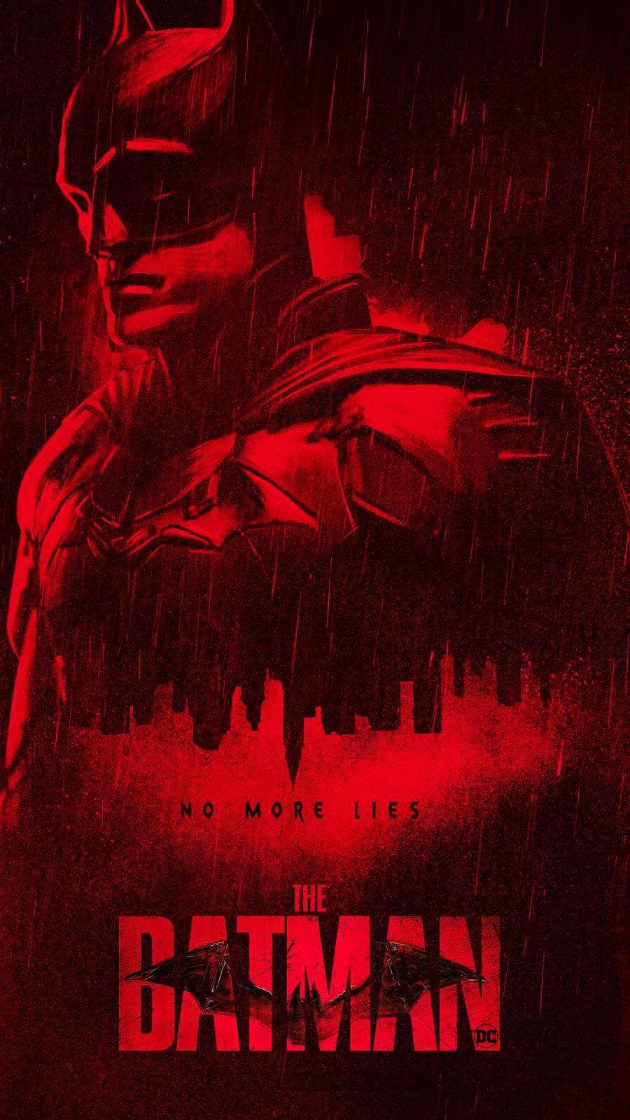 HD The Batman 2021 Official Poster iPhone Wallpaper