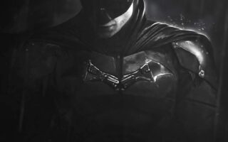 HD The Batman Monochrome iPhone Wallpaper