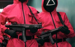 HD wallpaper Squid Game TV Series weapon Netflix 2 1