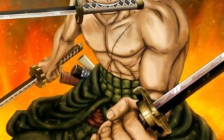 HD wallpaper one piece zoro Anime One Piece HD Art king of sword iphone 13 pro max wallpaper 4k