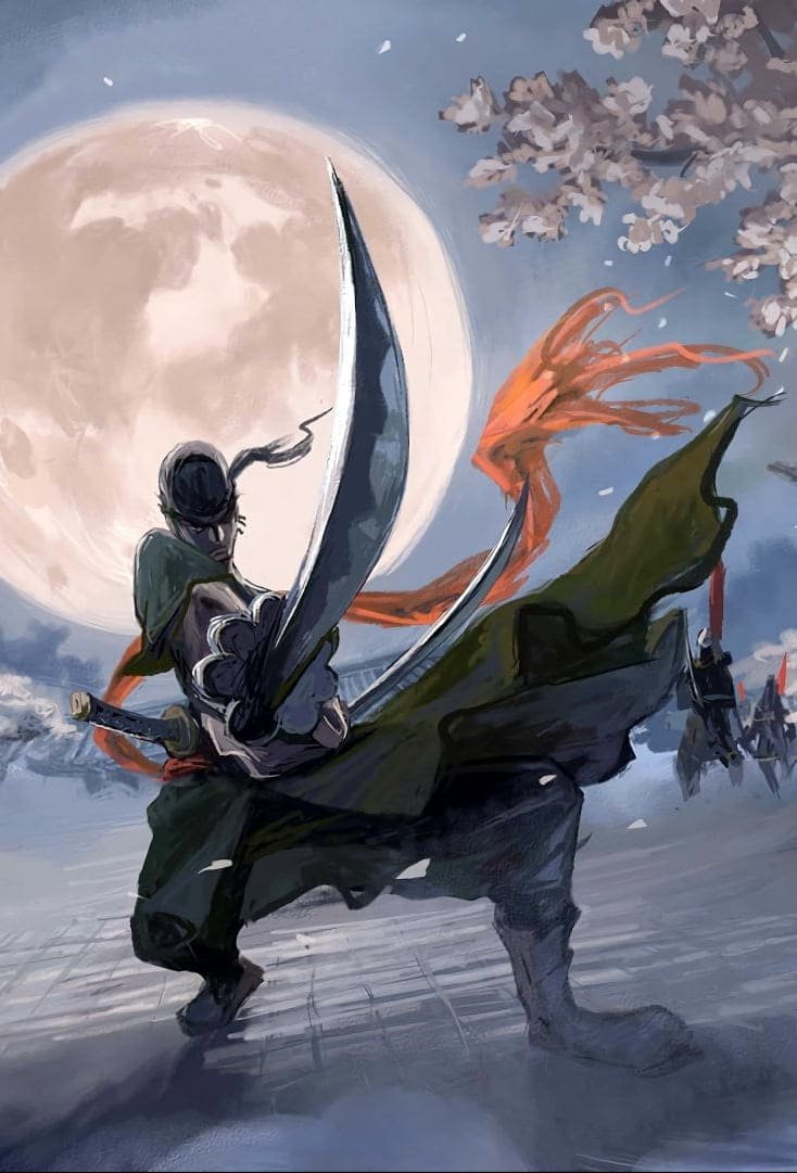 HD wallpaper samurai digital wallpaper Anime One Piece Zoro Roronoa real people iphone 13 pro max wallpaper 4k