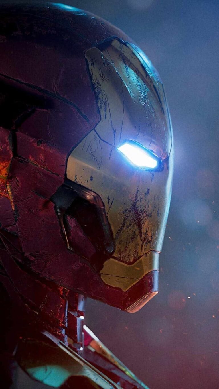 Iron Man Damaged Armor iphone 13 pro max wallpaper
