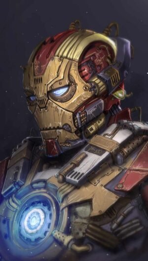 Iron Man Retro Suit iphone 13 pro max wallpaper