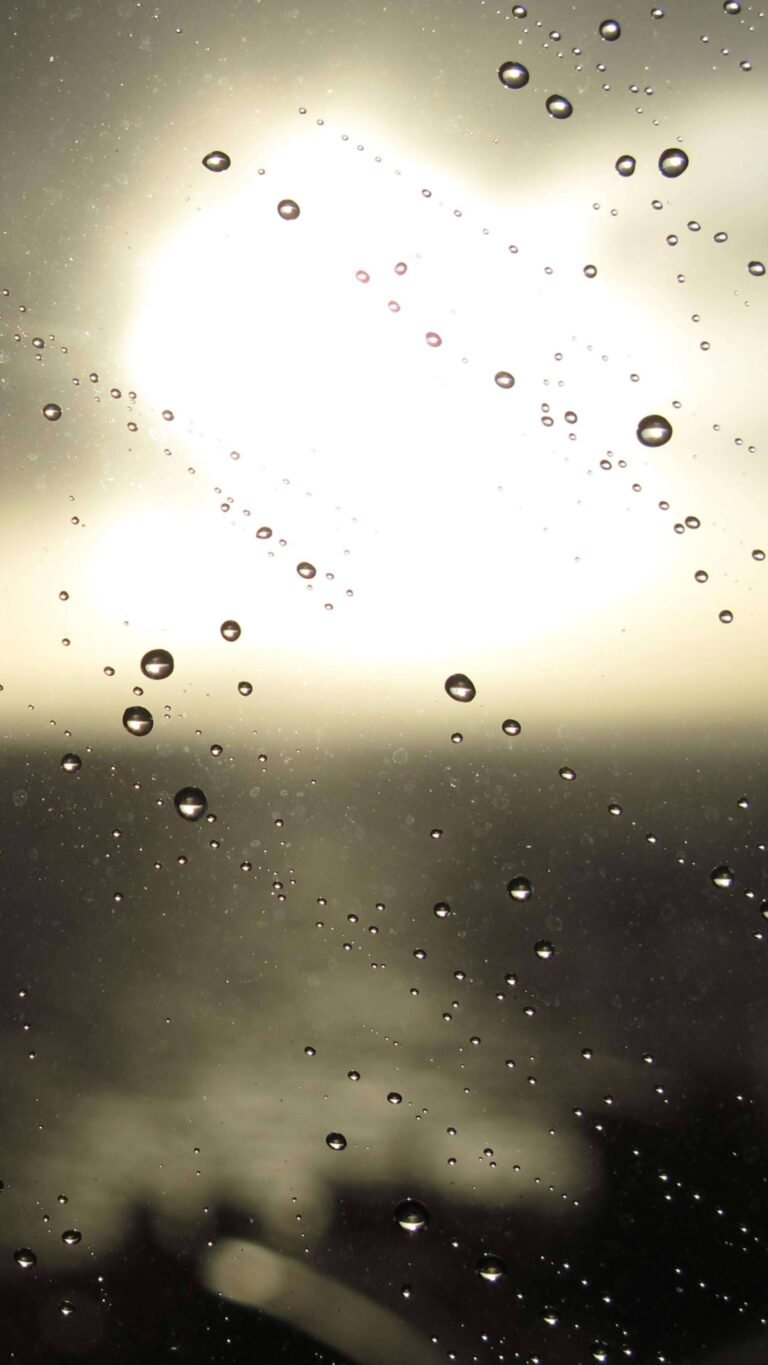 Rain View 4K iPhone 13 Wallpaper scaled