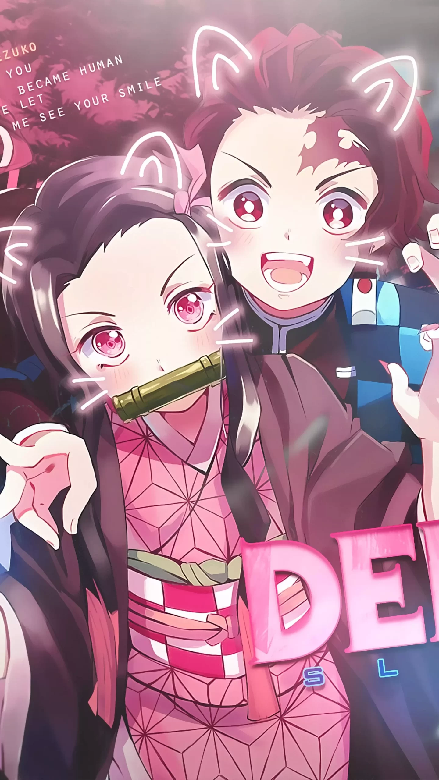 Snap 4K Demon Slayer Nezuko Wallpaper Kimetsu no yaiba Anime iPhone Wallpapers Digital Art scaled