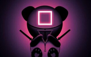 Squid Game Cute Panda Soldier iphone 13 pro max wallpaper