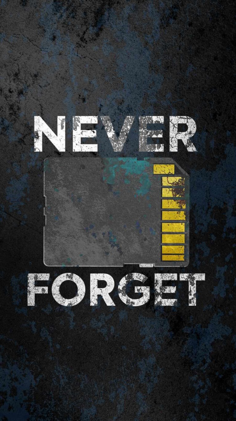 Super HD Quote Never Forget Old Memories iPhone 13 Wallpaper
