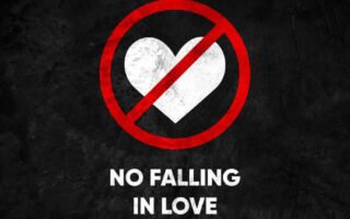 Super HD Quote No Falling in Love iPhone Wallpaper