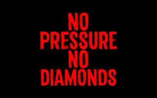 Super HD Quote No Pressure No Diamonds iPhone Wallpaper