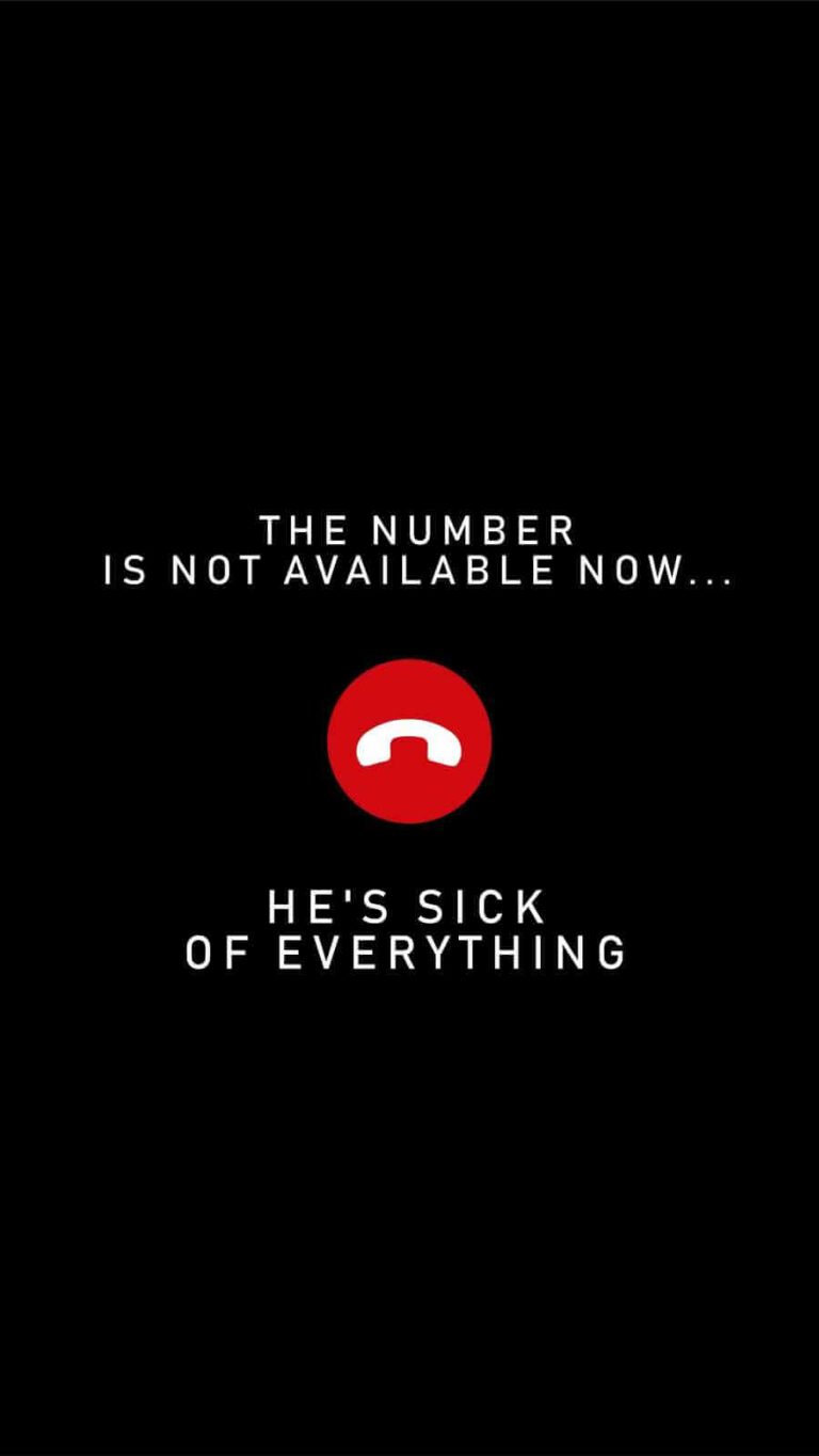Super HD Quote Number is Not Available now Wallpaper iPhone 13