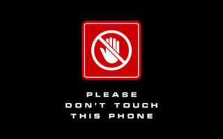 Super HD Quote Please Dont Touch This Phone iPhone Wallpaper