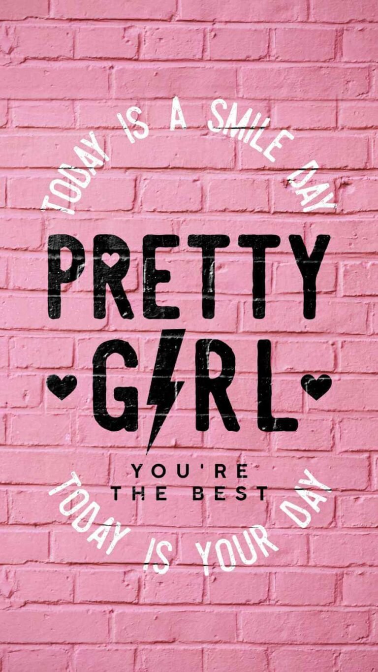 Super HD Quote Pretty Girl iPhone Wallpaper
