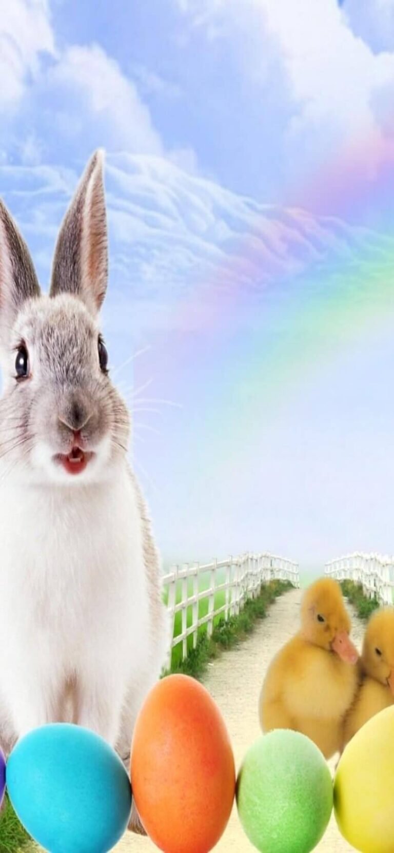 Super cute 4K Easter Wallpaper iPhone 13 pro max