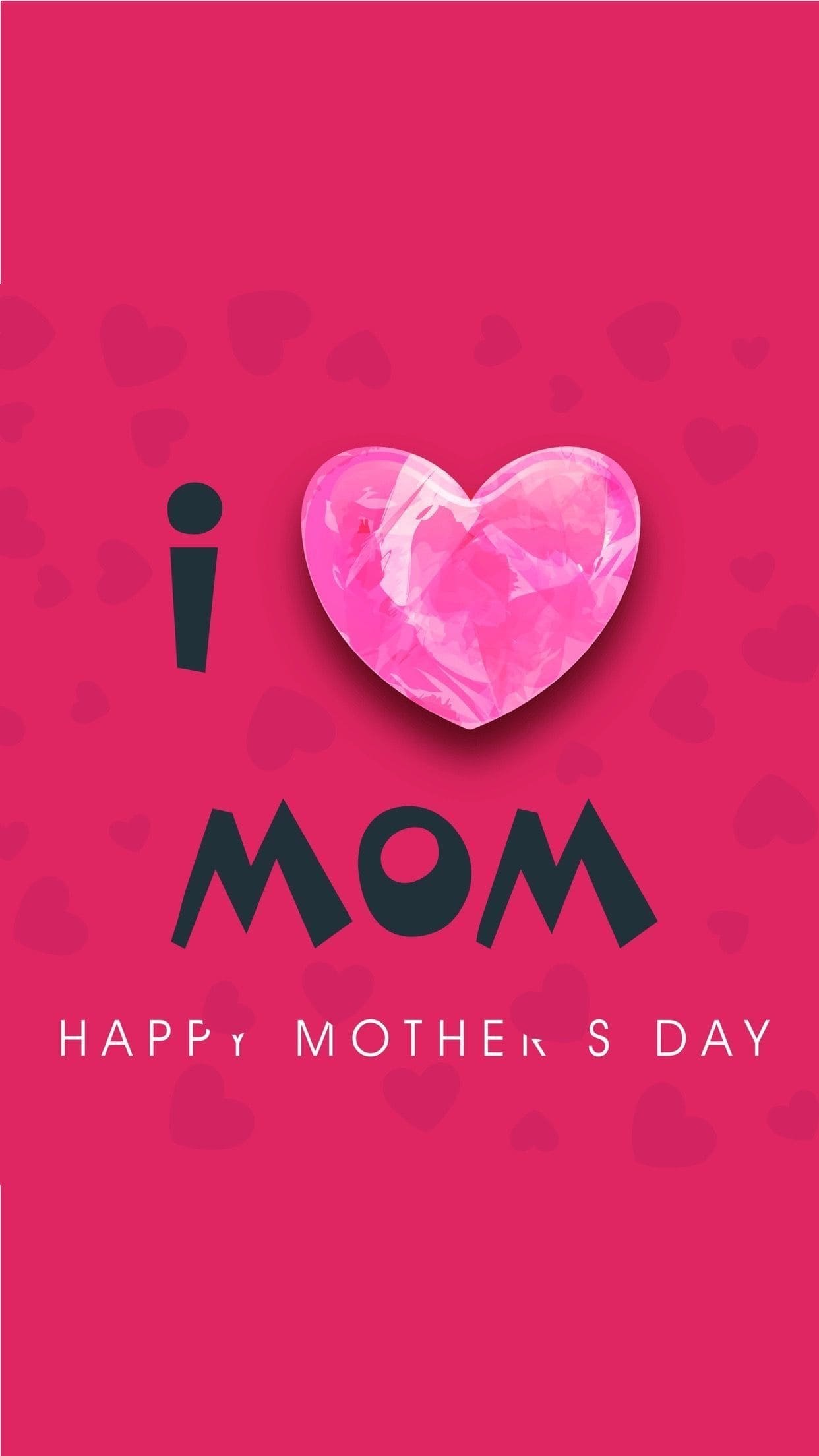 happy mothers day images best mom ever pink heart 2022 iphone 13 pro max wallpaper 5