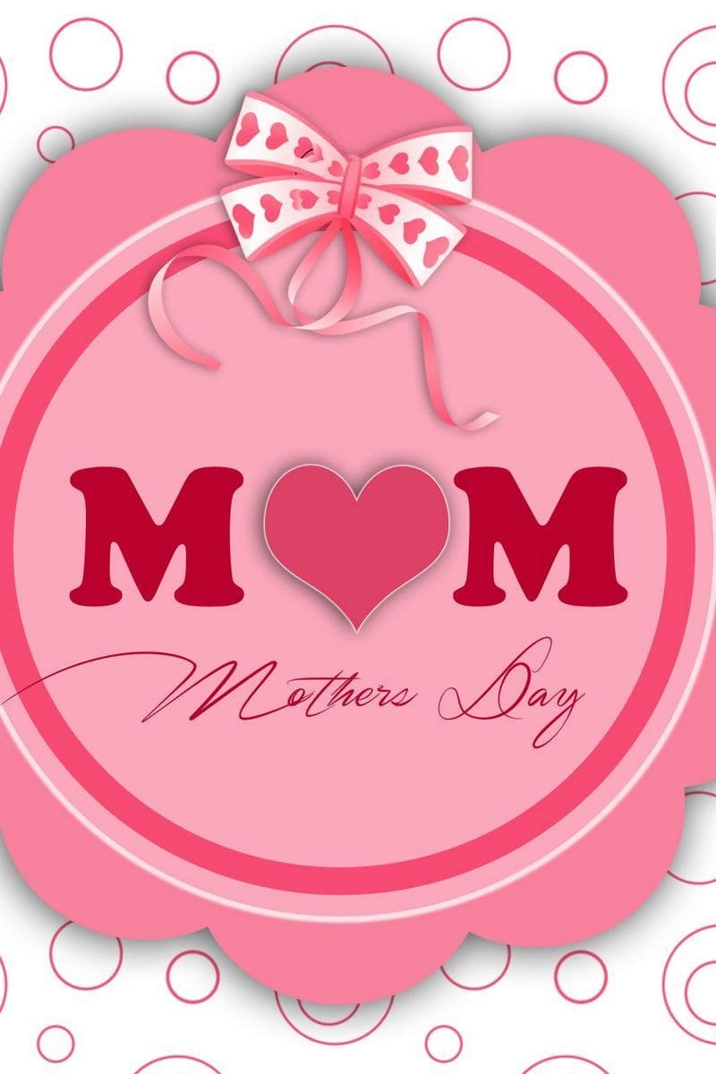 happy mothers day images best mom ever pink heart 2022 iphone 13 pro max wallpaper 8
