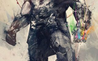 iphone 13 pro max wallpaper untitled Avengers Infinity War artwork Thanos Infinity Gauntlet